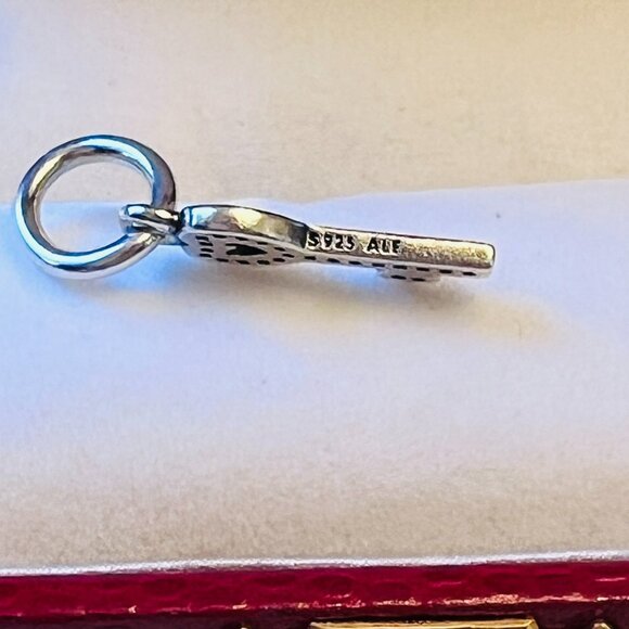 Pandora Symbol of Trust Key Dangle Charm in .925 Sterling Silver - Picture 4 of 8